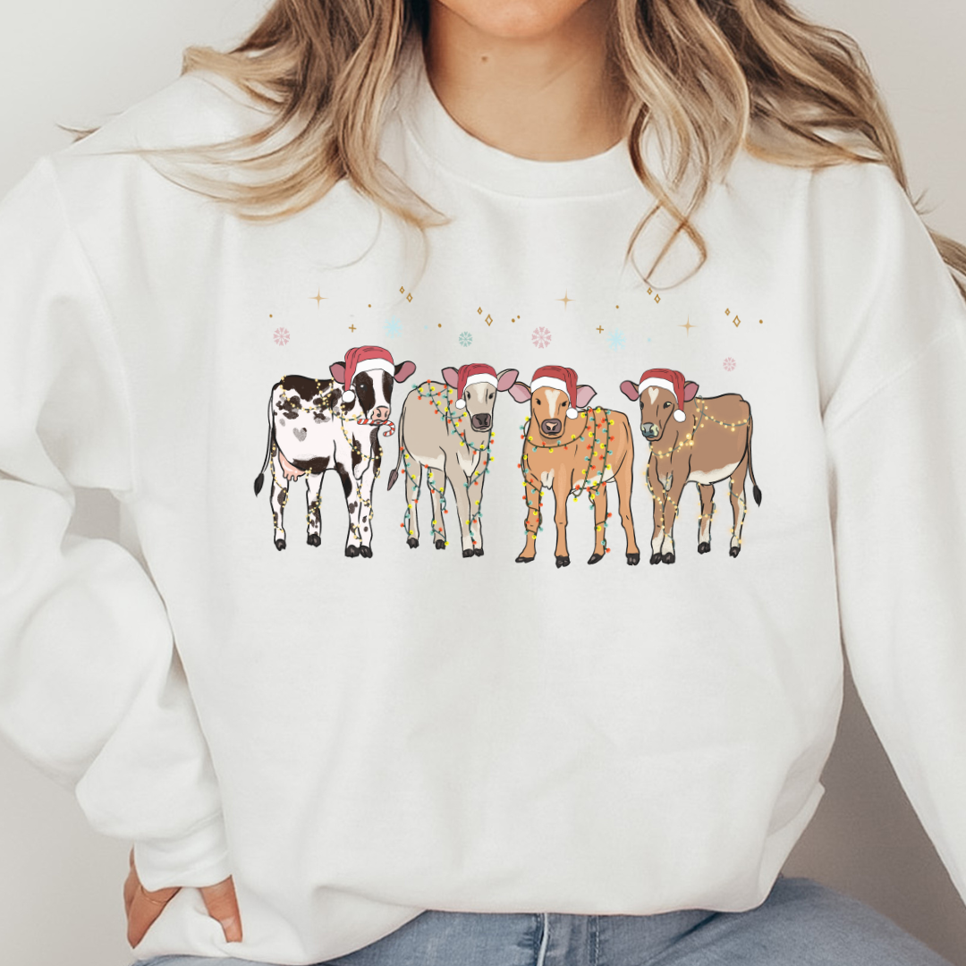 Cows Love Christmas Sweatshirt