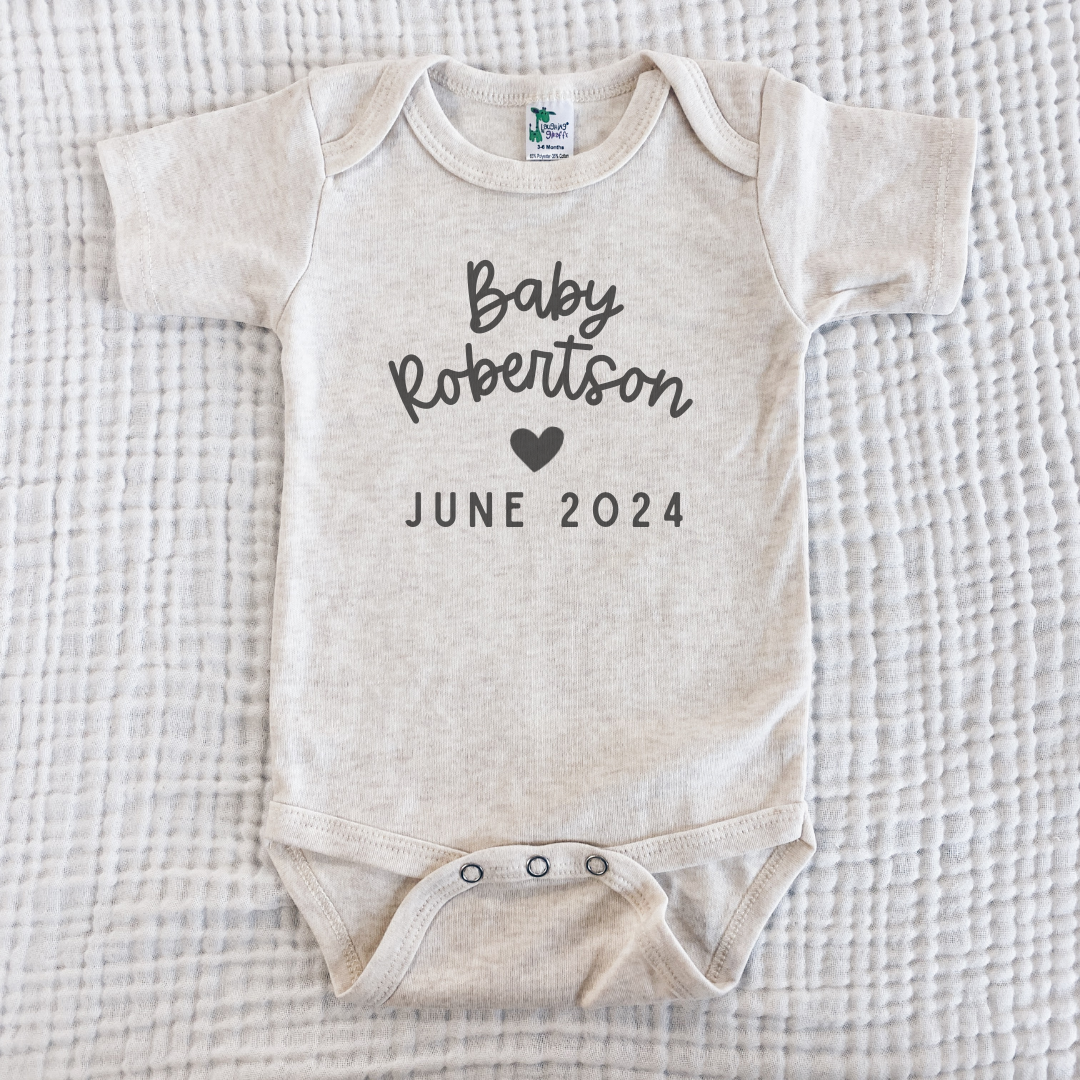 Personalized Baby Annoucement