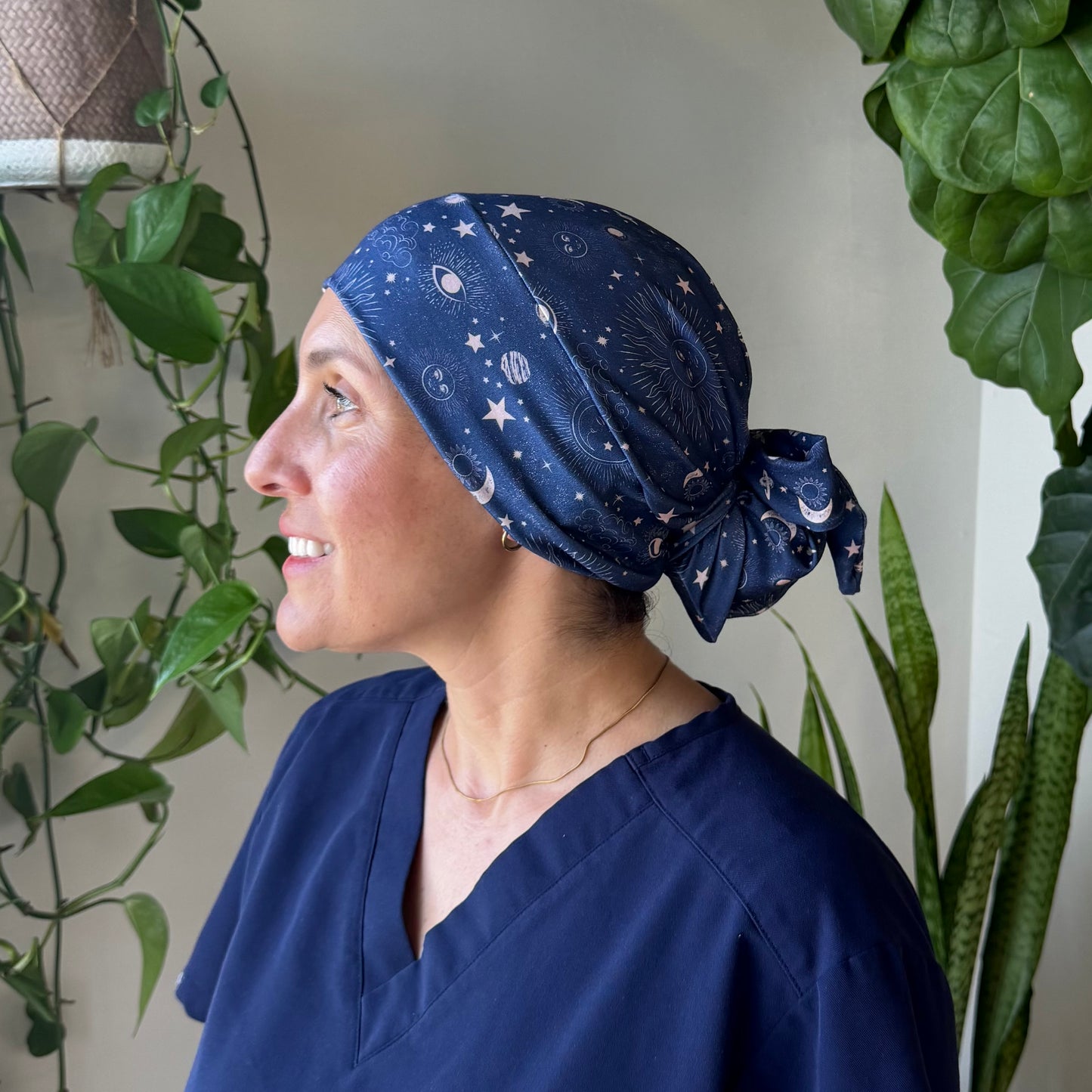 Sun + Moon Modern Scrub Cap