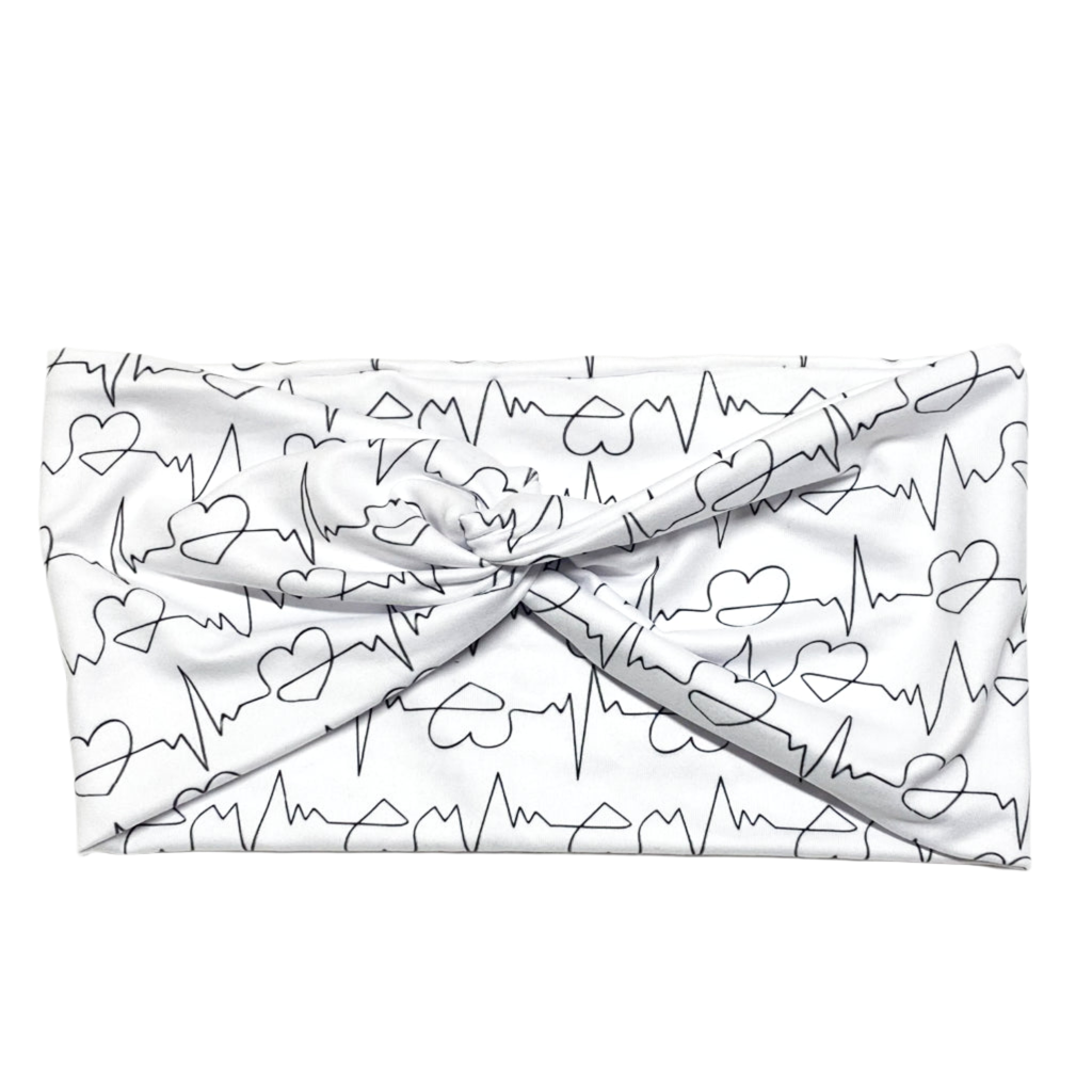 Heart Beat Turban Headband