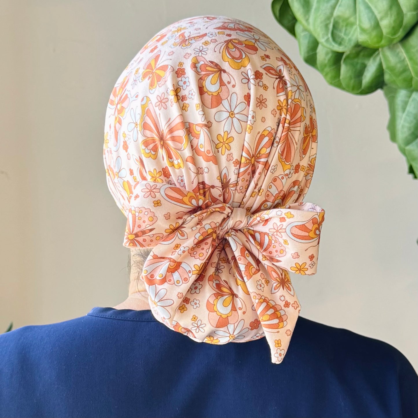 Boho Butterfly Scrub Cap