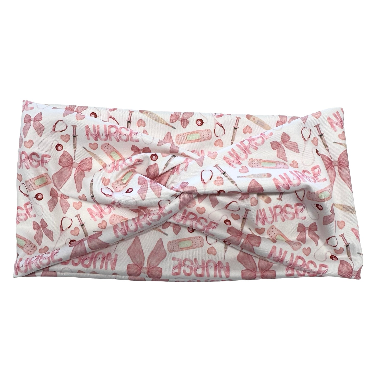 Girly Girl Nurse Turban Headband