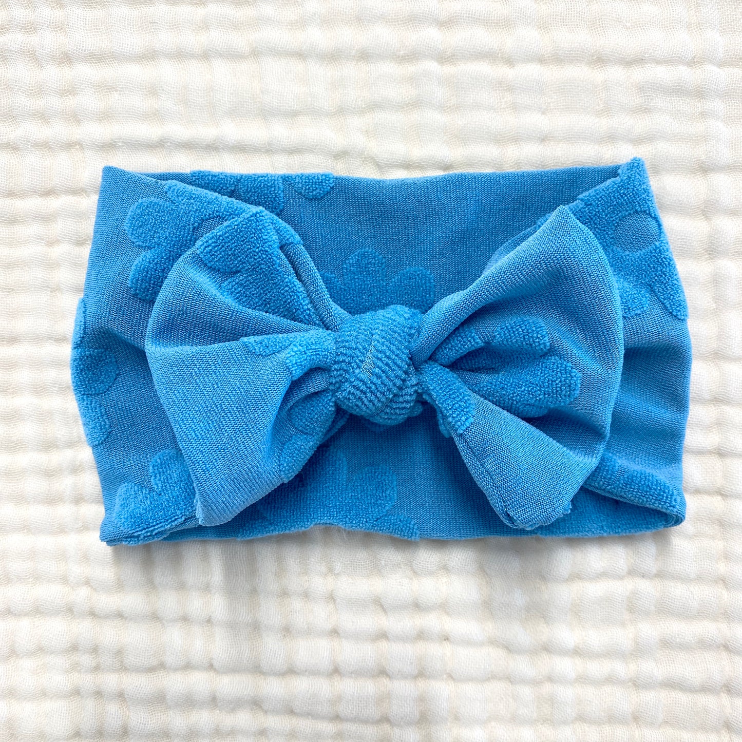 Blue Daisy Baby + Toddler Headband