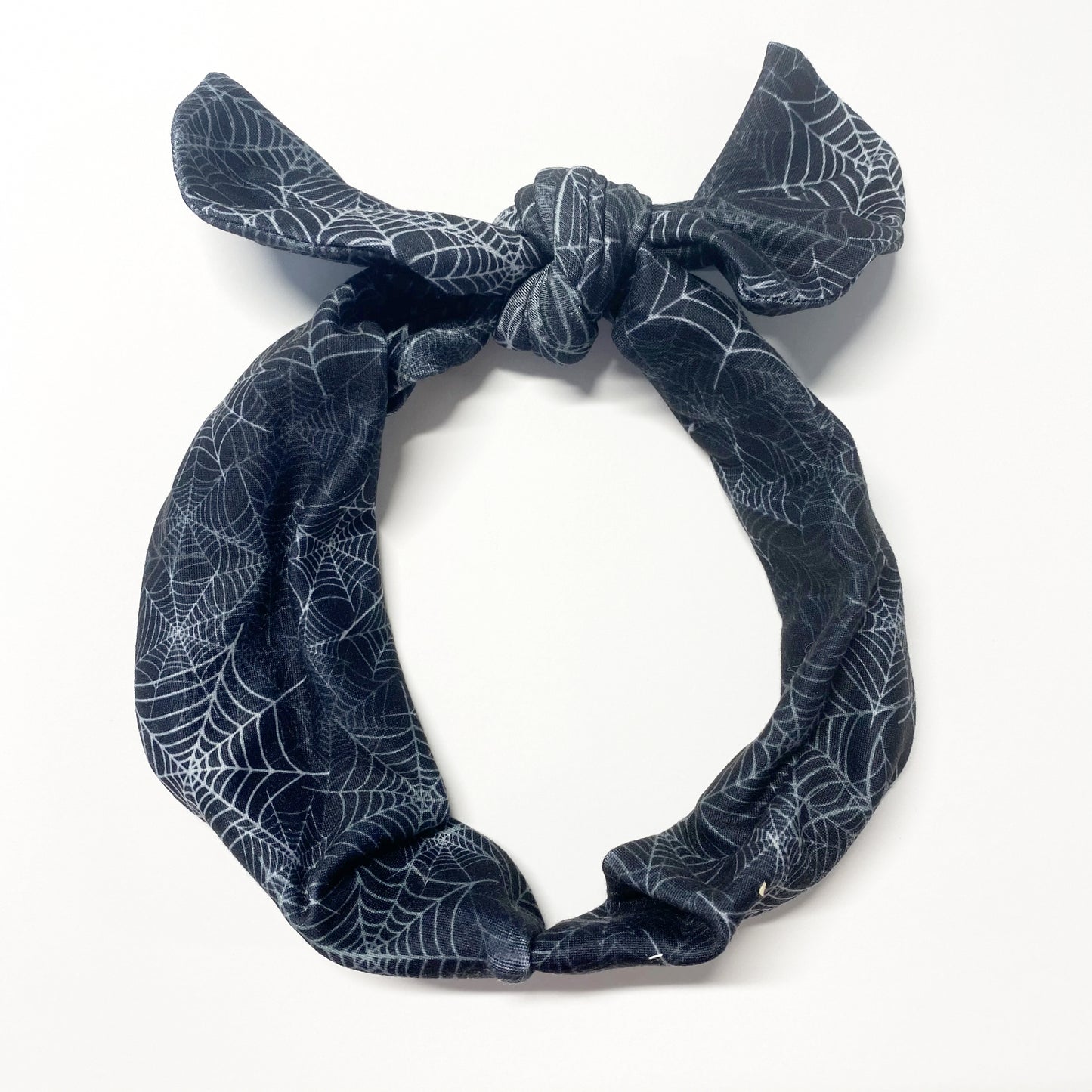 Spooky Spider Web Tie Headband
