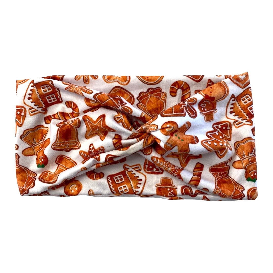 Sweet Gingerbread Turban Headband