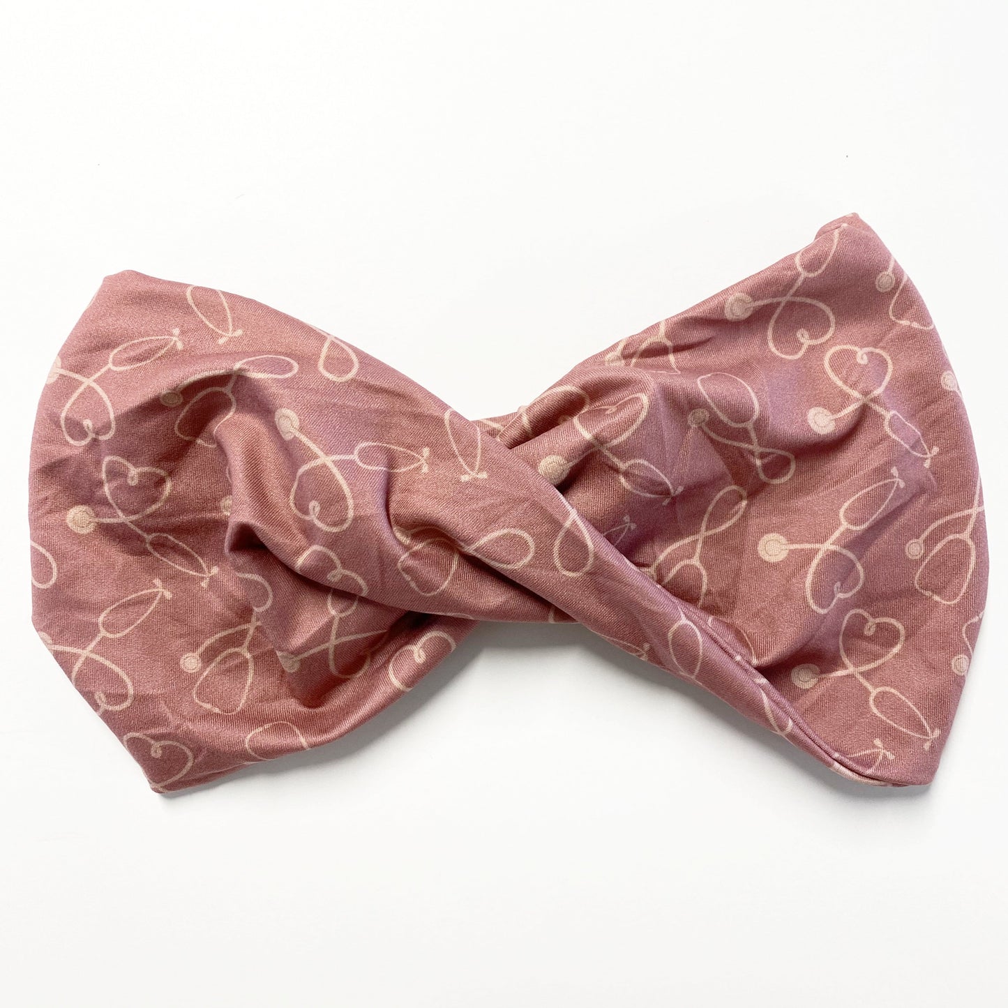Blush Stethoscope Twist Headband