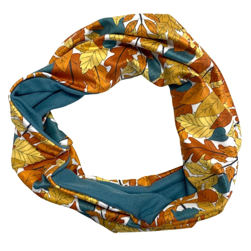 Falling Leaves Reversible Headband