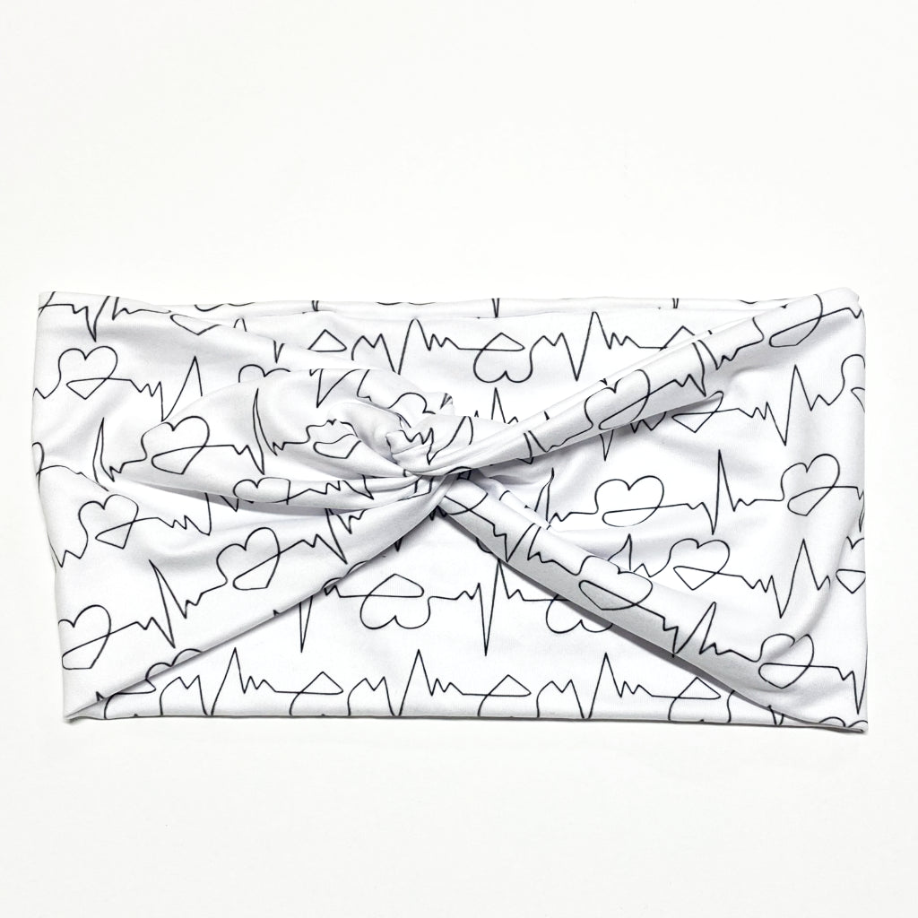 Heart Beat Turban Headband
