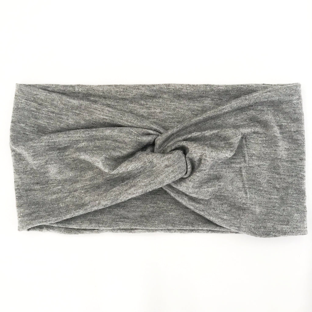 Grey Turban Headband