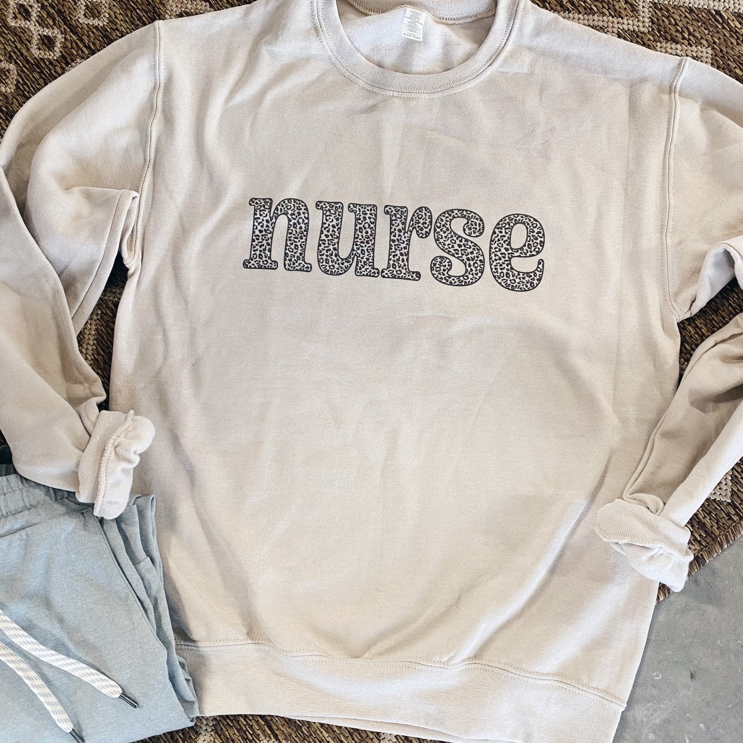 Leopard Nurse Sweatshirt