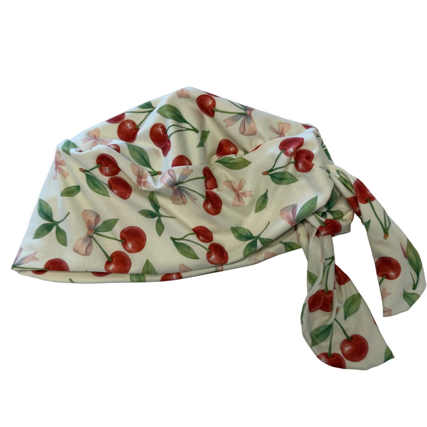 Cherries + Bows Classic Scrub Cap