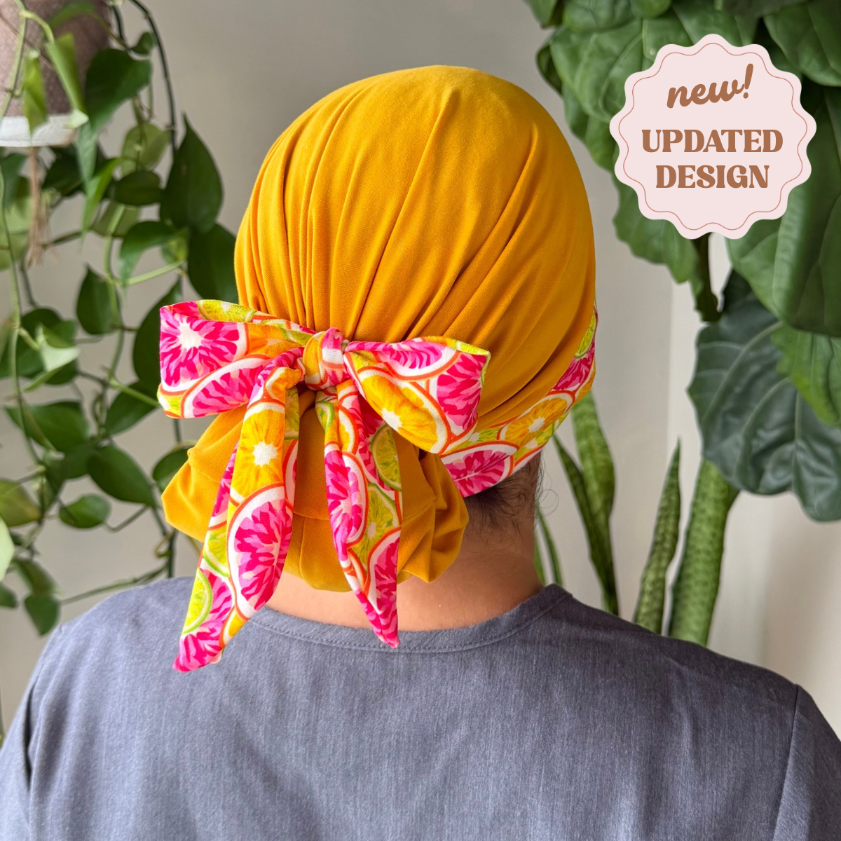 Citrus Modern Scrub Cap