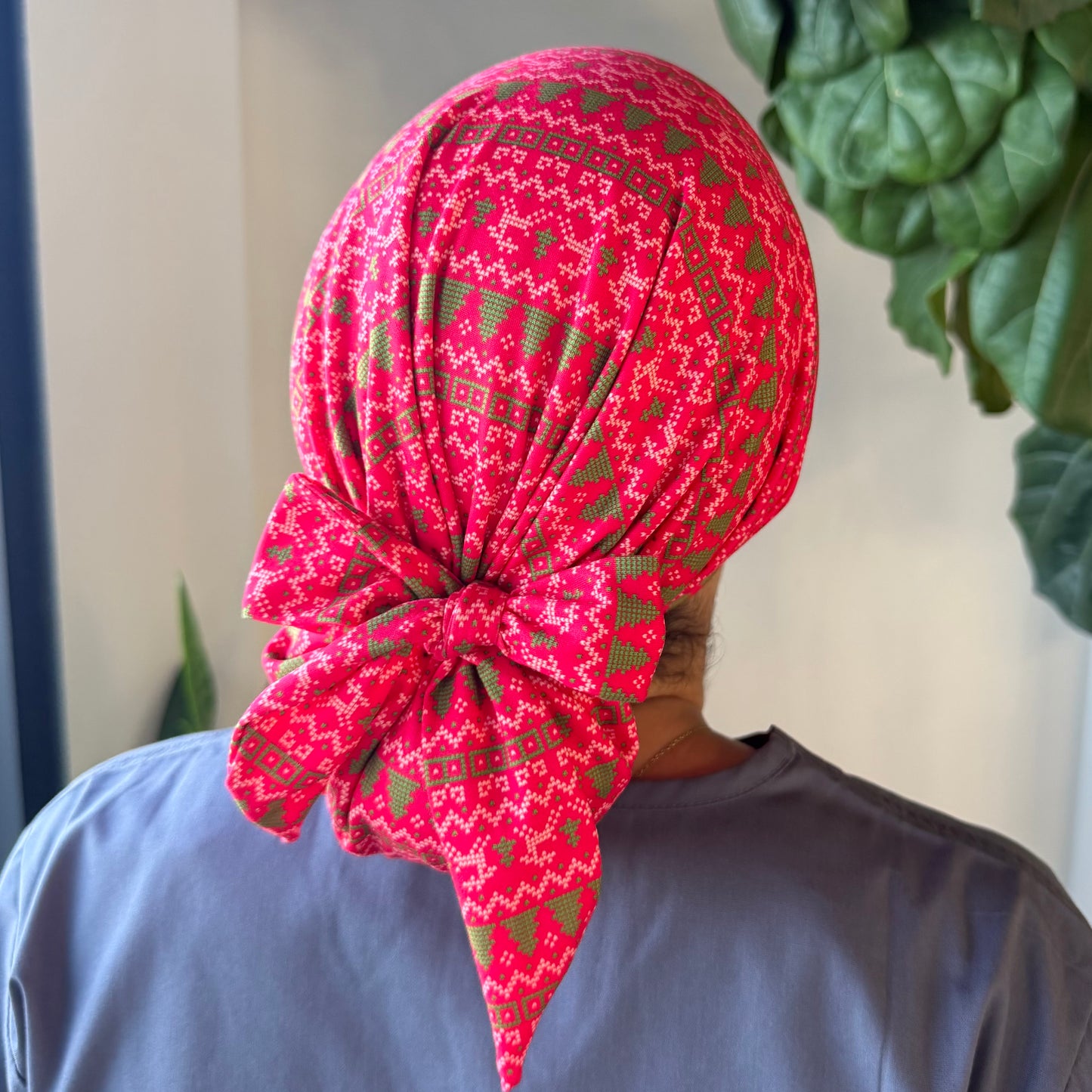 Holiday Sweater Scrub Cap