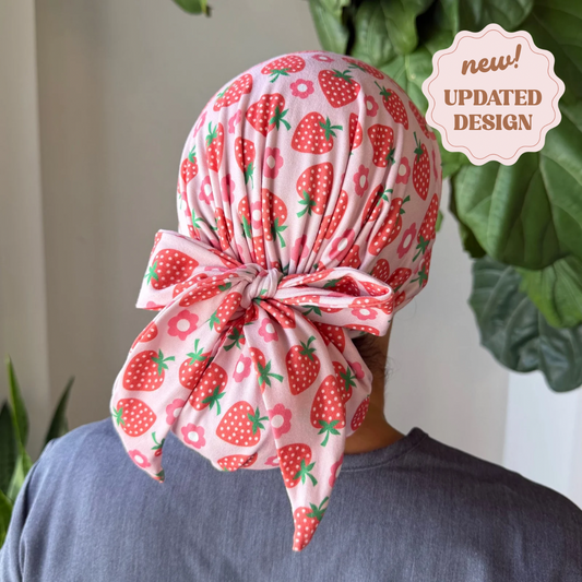Very Strawberry Modern Scrub Cap