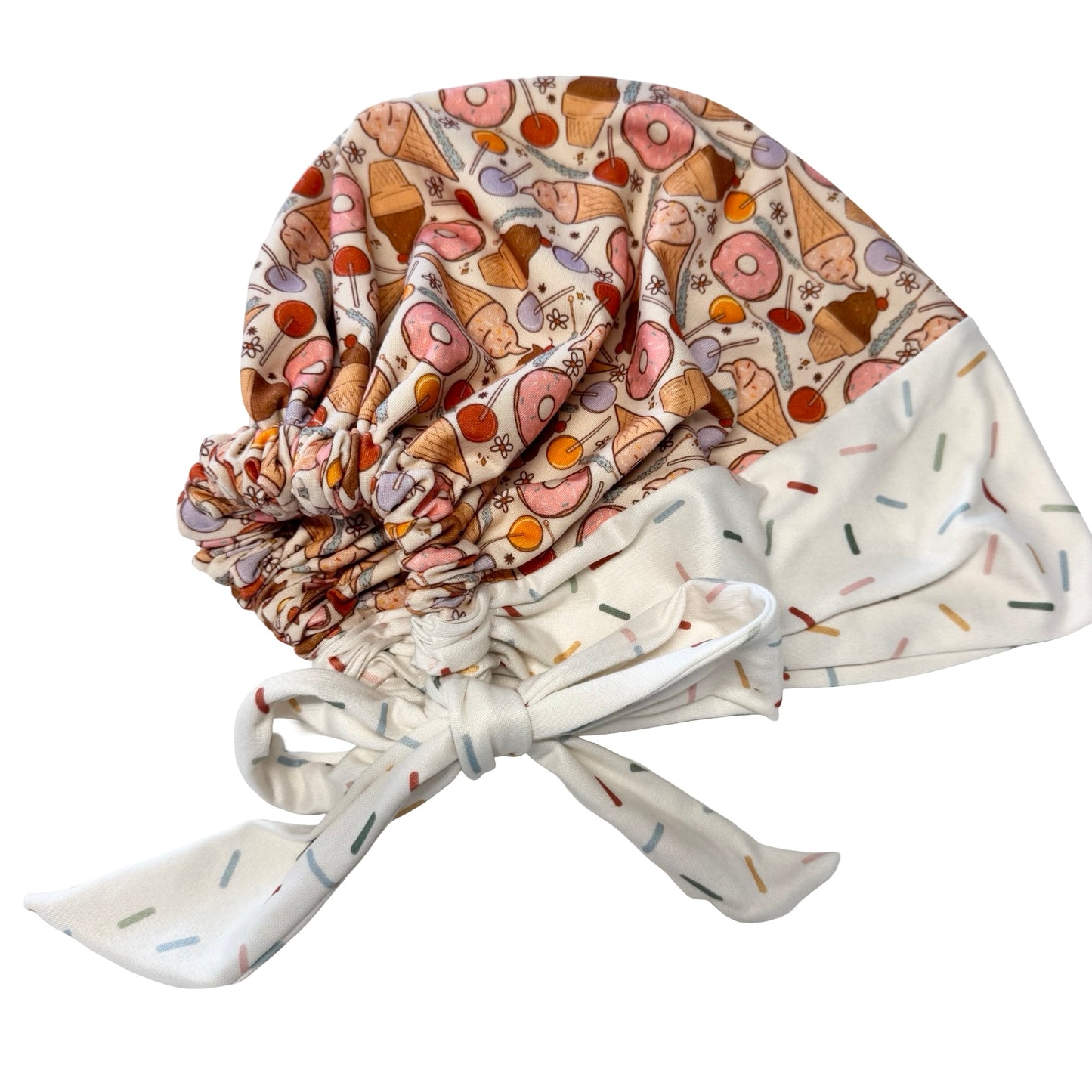 Sprinkled Donut Scrub Cap