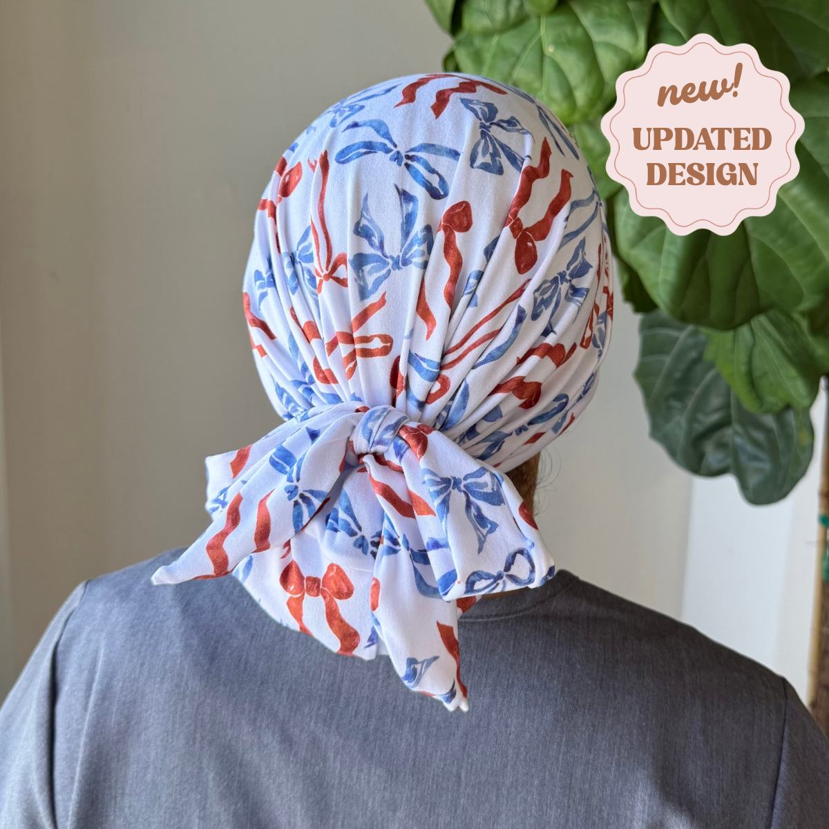 Summer Ribbons Modern Scrub Cap