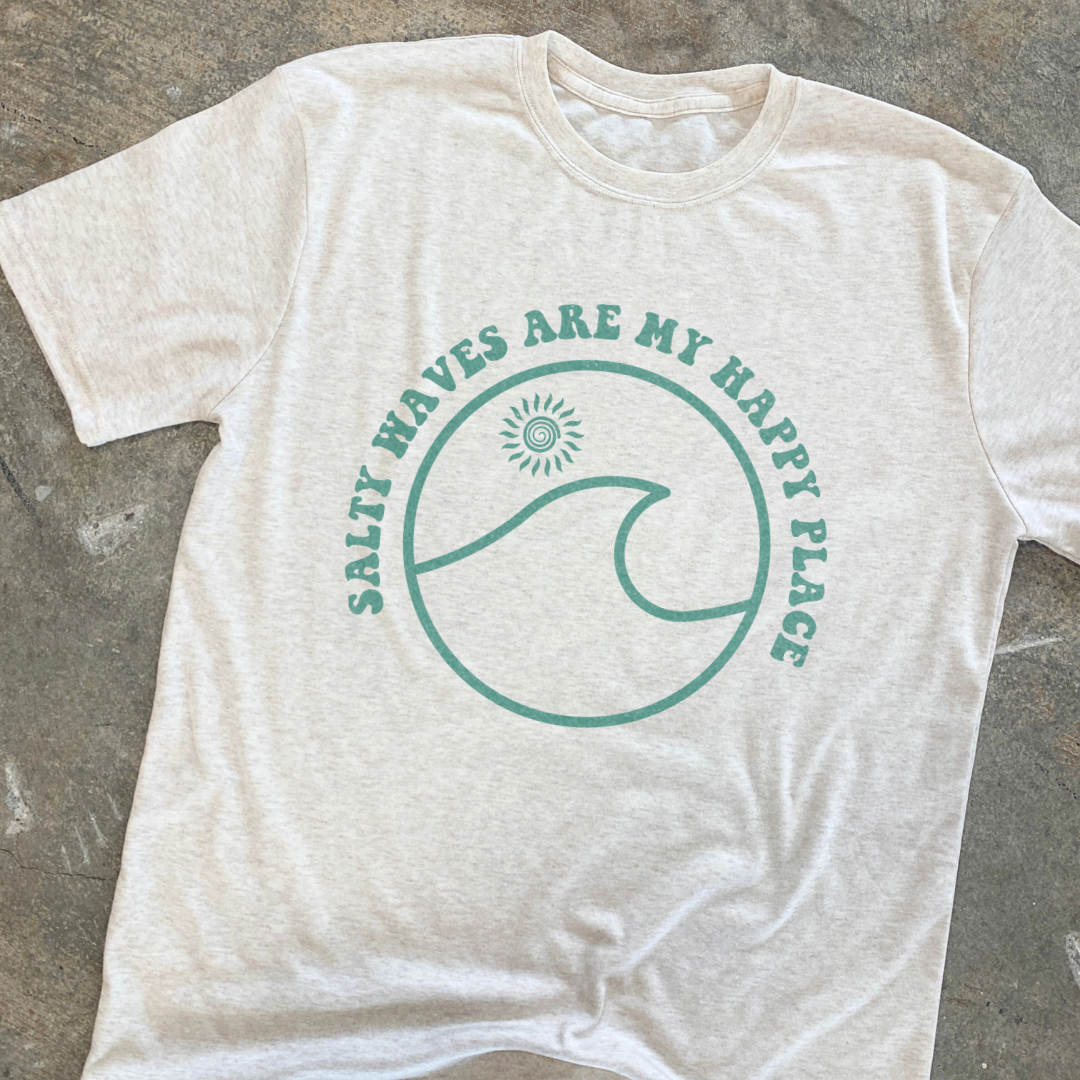 Salty Waves Are My Happy Place Tee