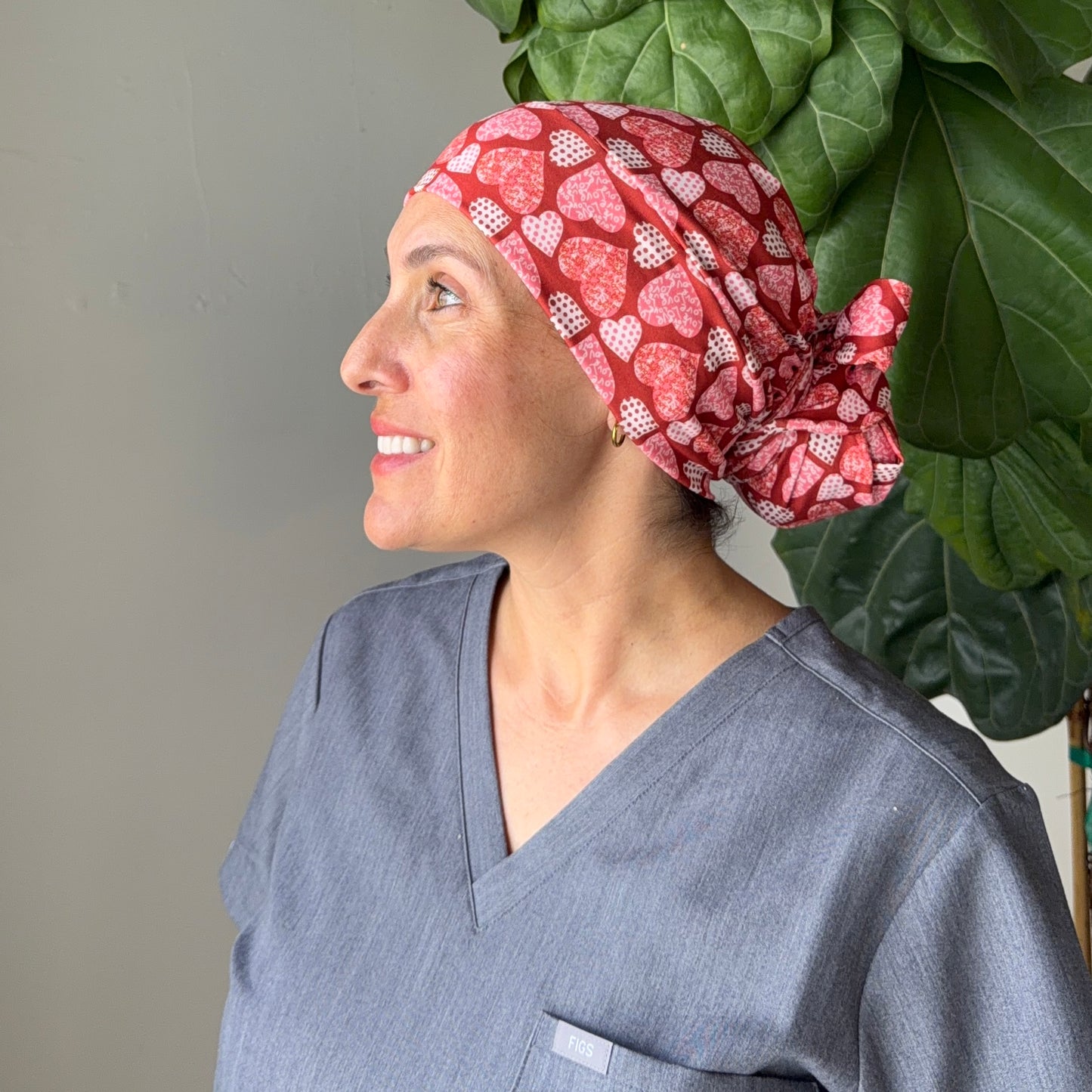 Deep In Love Modern Scrub Cap