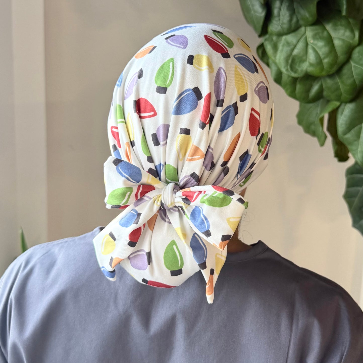 Retro Christmas Scrub Cap