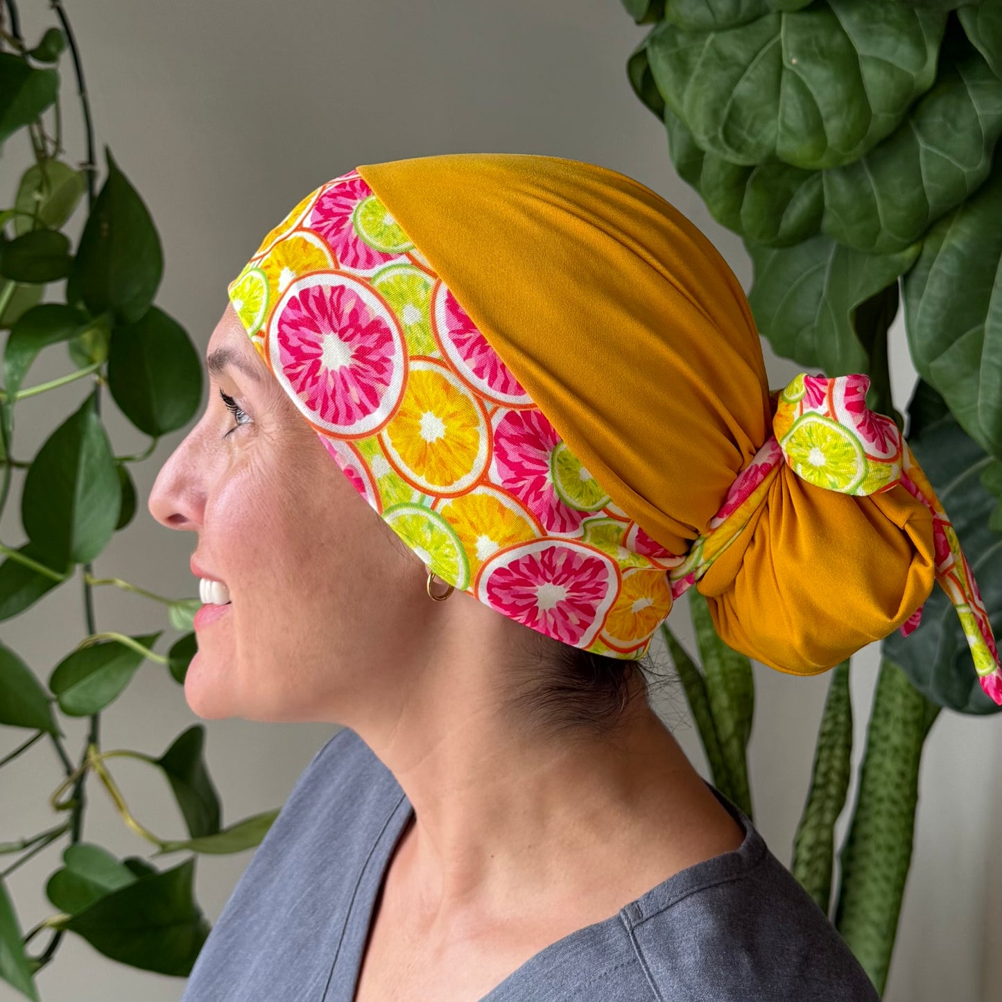 Citrus Modern Scrub Cap