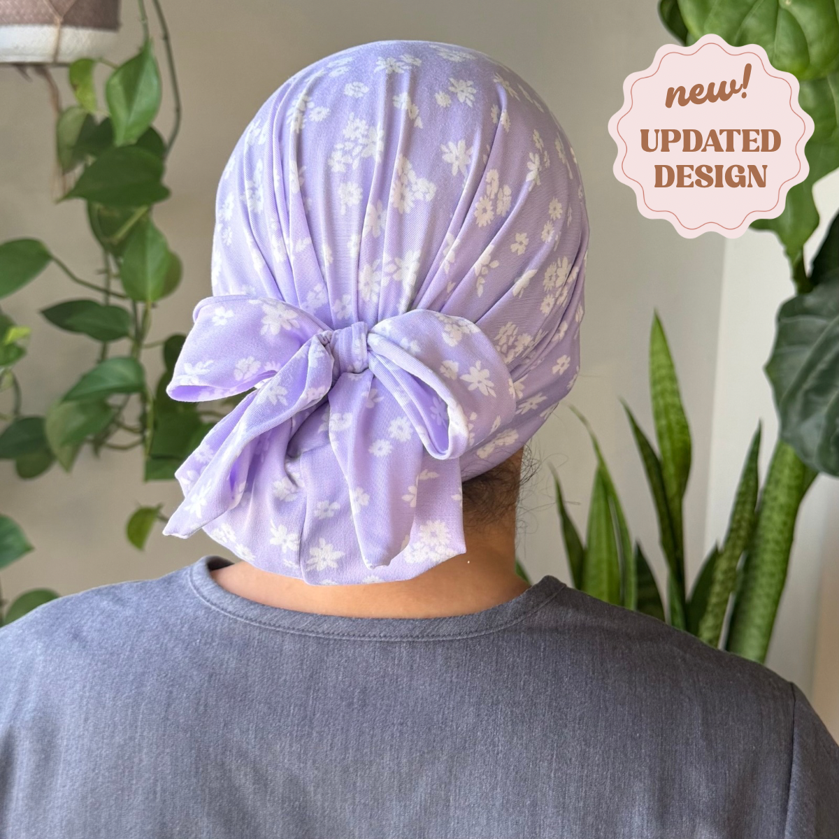 Lavender Dream Modern Scrub Cap