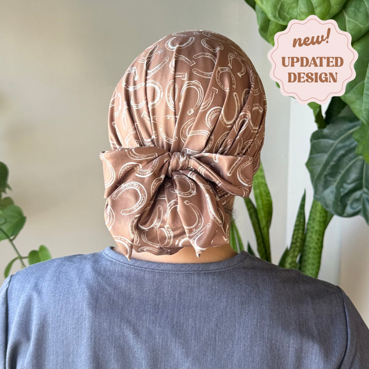 Horseshoe Modern Scrub Cap