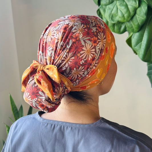 Pumpkin Patch Scrub Cap