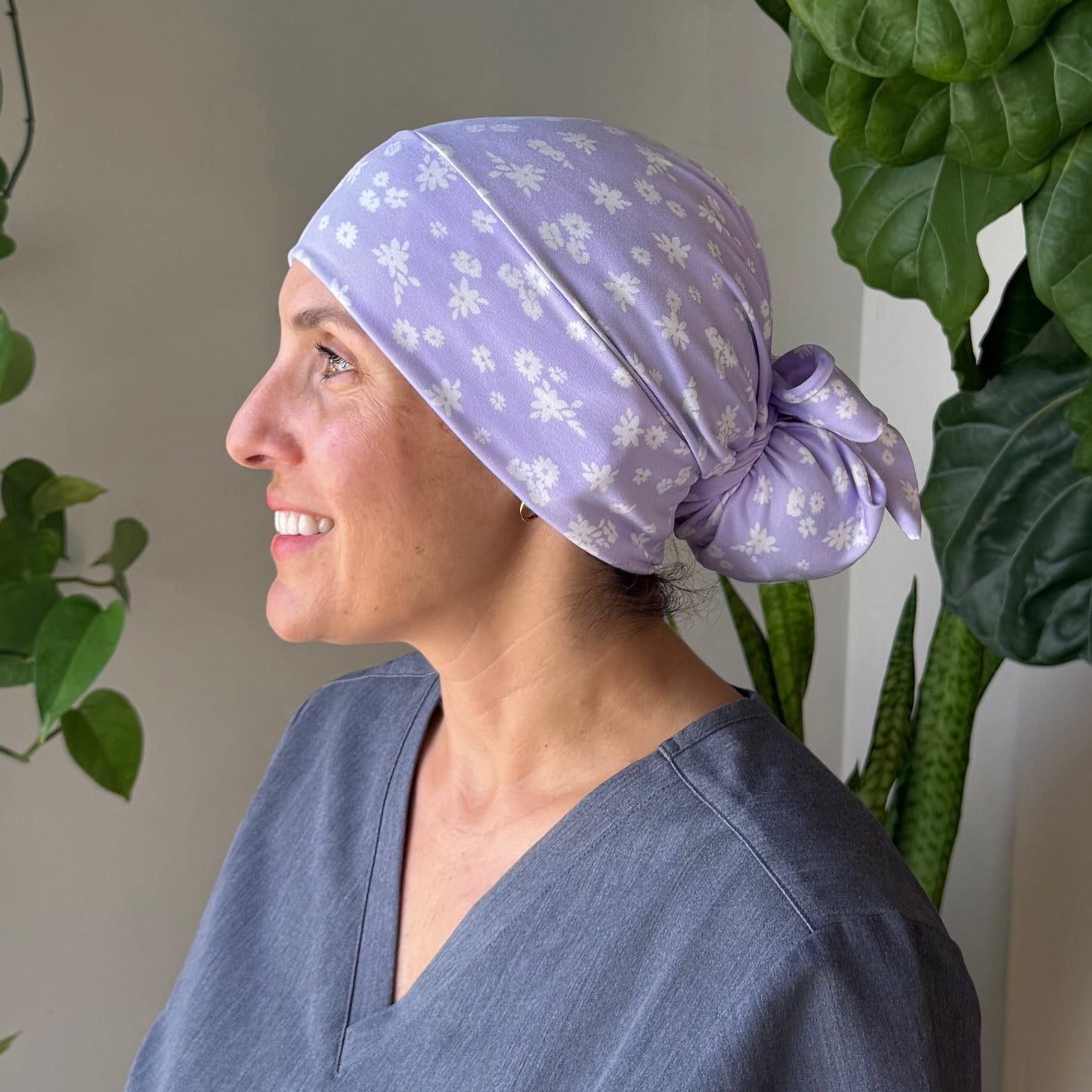 Lavender Dream Modern Scrub Cap