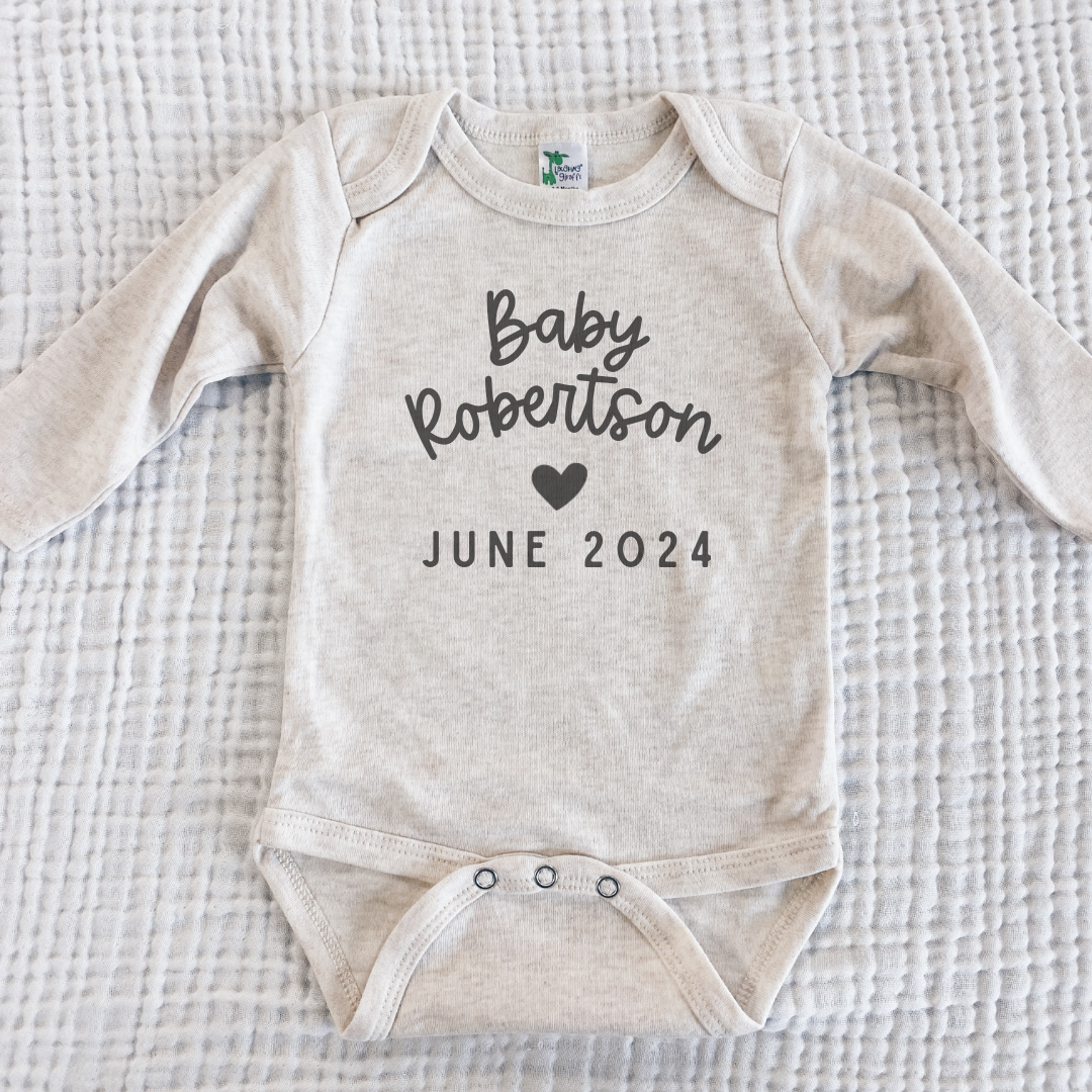 Personalized Baby Annoucement