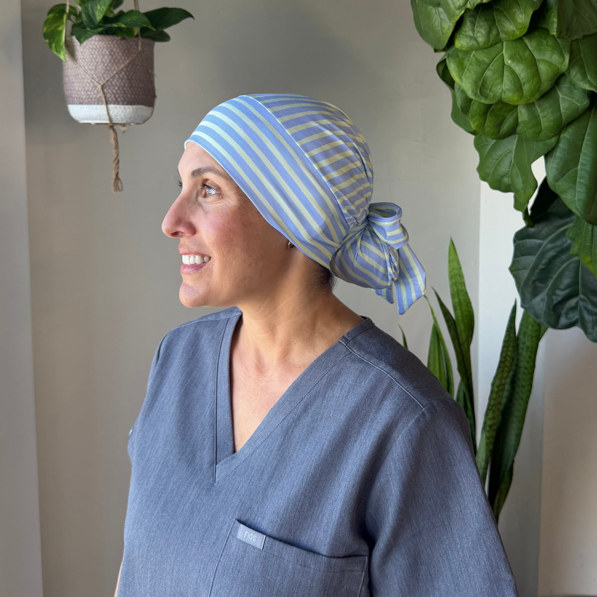 Pop Of Color Modern Scrub Cap