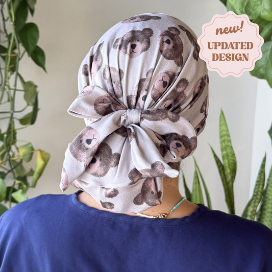 Teddy Bear Modern Scrub Cap