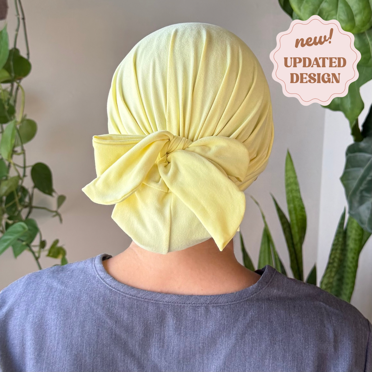 Butter Yellow Modern Scrub Cap