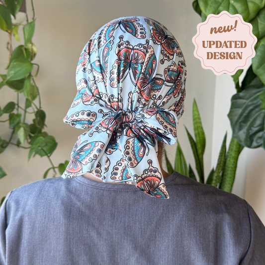 Fluttering By Modern Scrub Cap