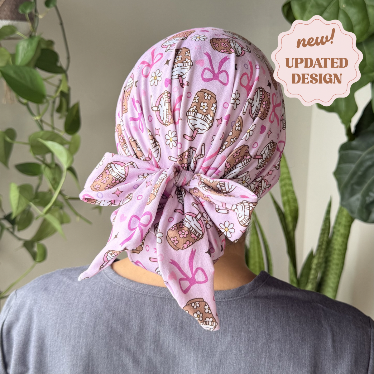 Caffeine Queen Modern Scrub Cap