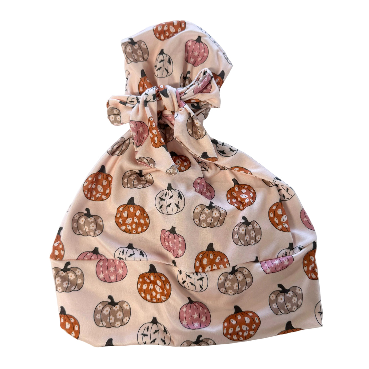 More Pumpkins Please Modern Scrub Cap