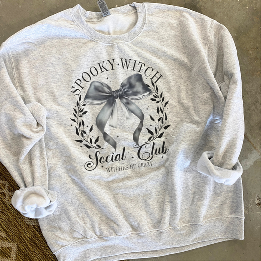 Spooky Witch Social Club Sweatshirt