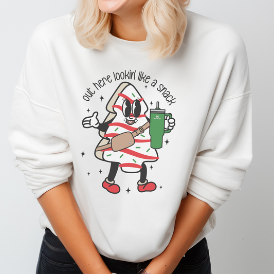 Lookin' Like A Snack Christmas Sweatshirt