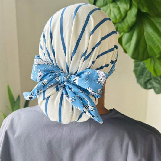 Feline Frenzy Scrub Cap