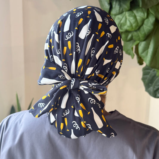 Pop The Bubbly Scrub Cap