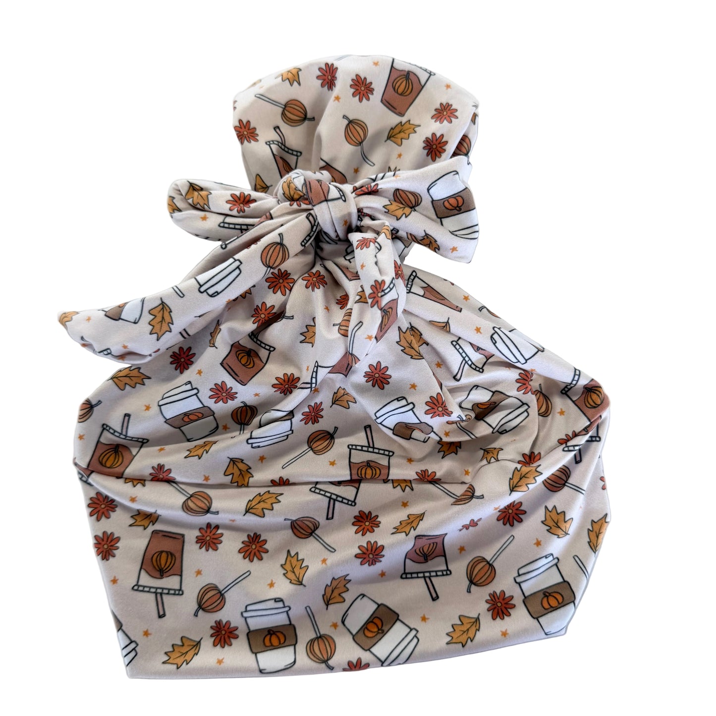 Pumpkin Spice Modern Scrub Cap