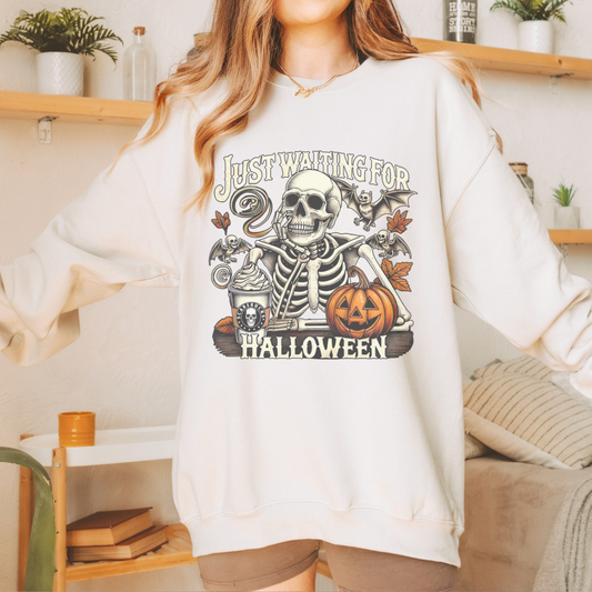 Waiting For Halloween Sweatshirt