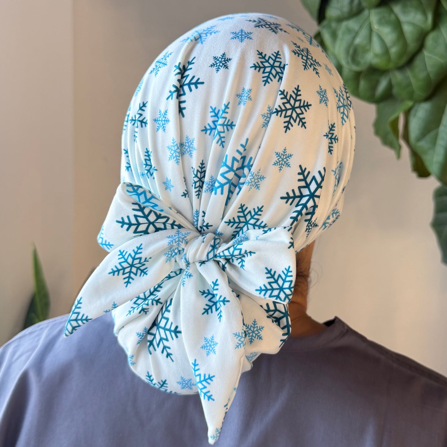 Snowflake Scrub Cap
