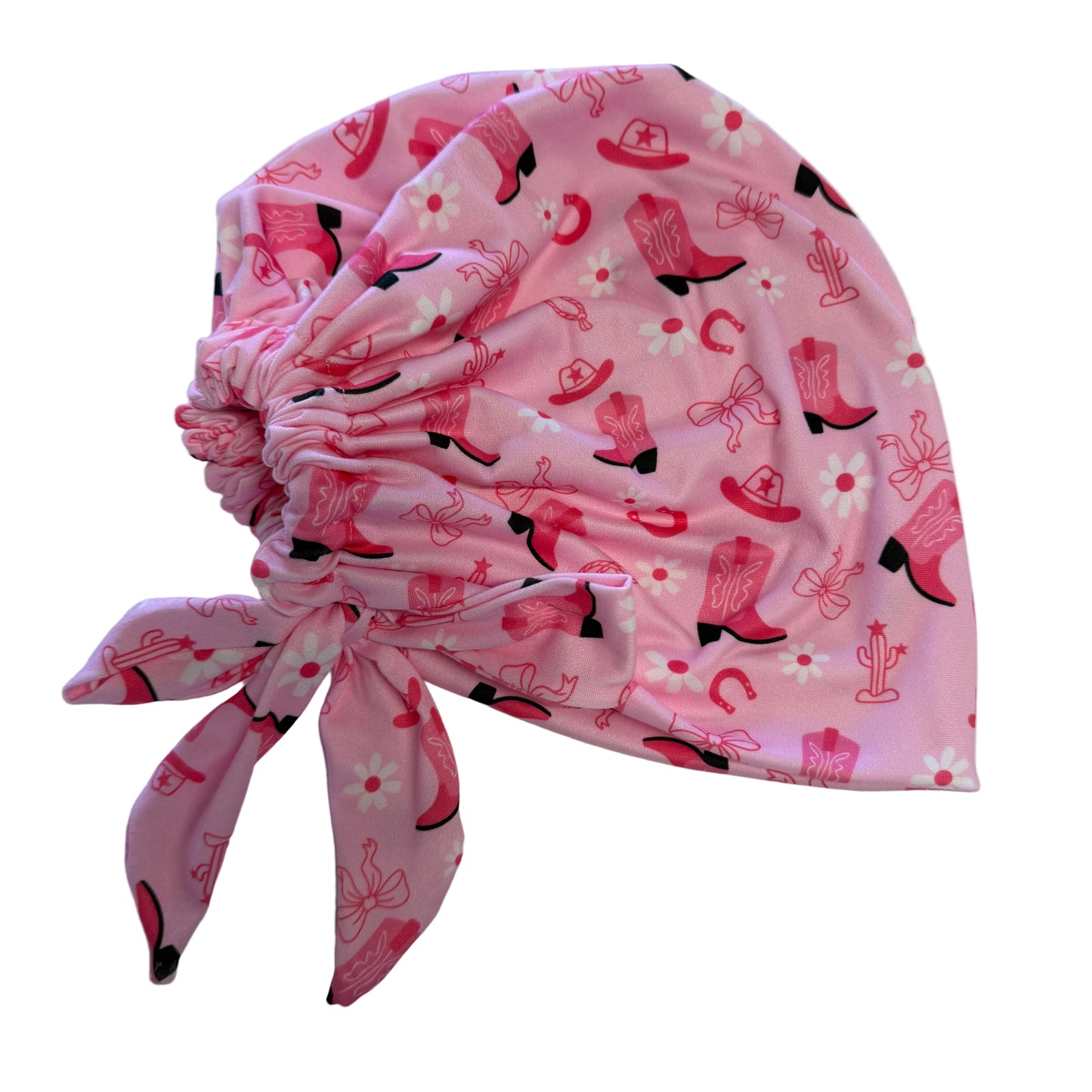 Pink Cowgirl Modern Scrub cap