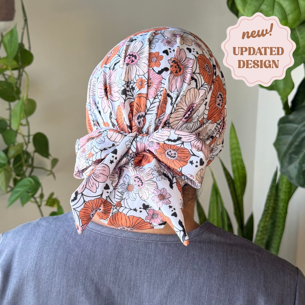 Spooky Modern Scrub Cap
