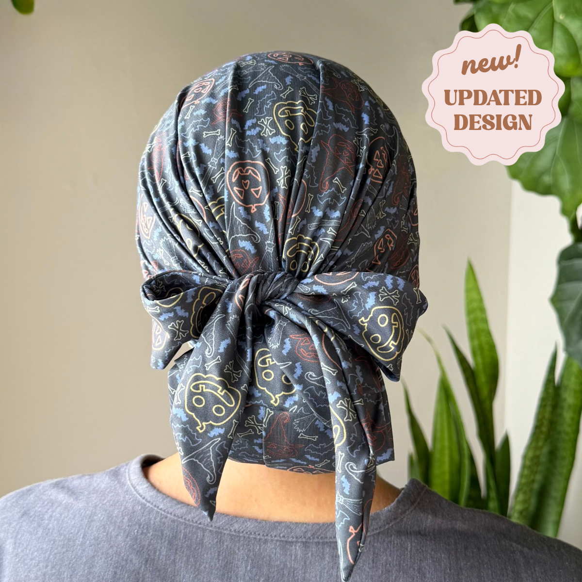 Jack-o-Lantern Modern Scrub Cap
