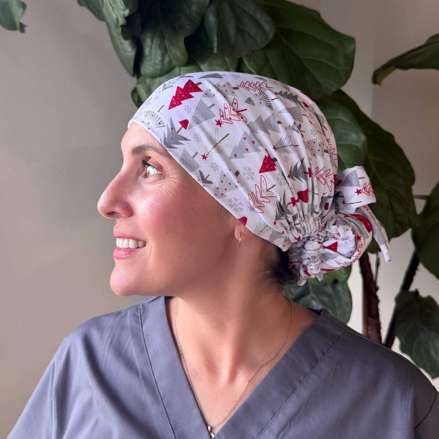 Frosted Streets Scrub Cap