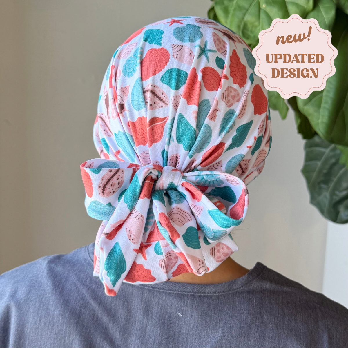 Shell Yes Modern Scrub Cap