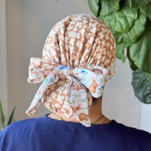 Bunny Hop Modern Scrub Cap