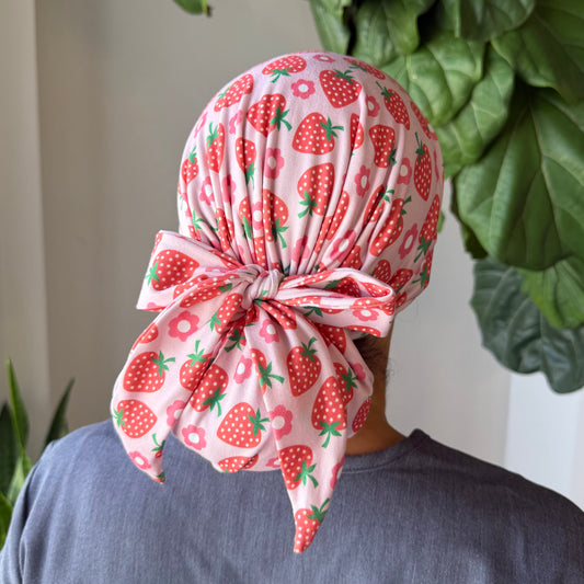 Very Strawberry Modern Scrub Cap
