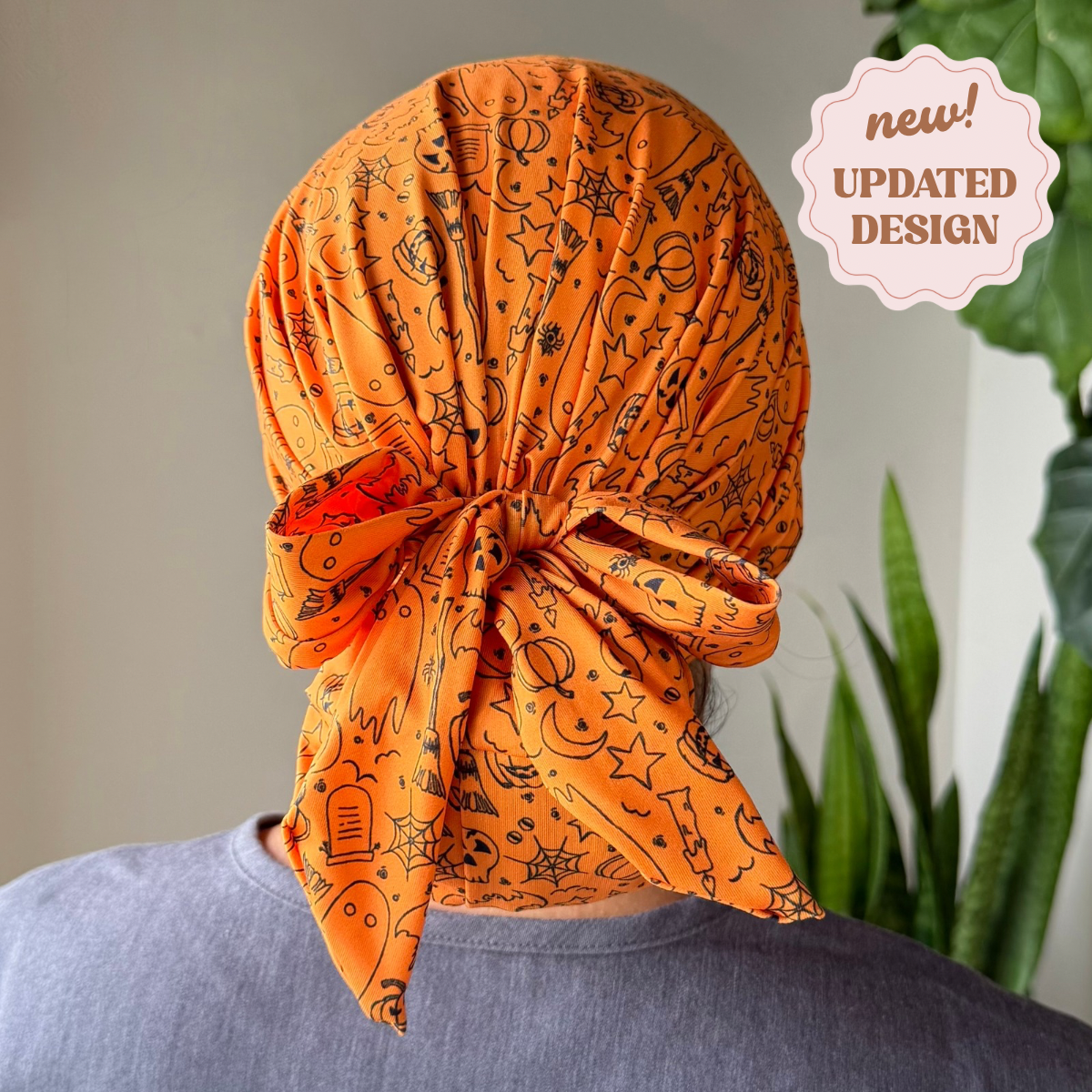 Happy Halloween Modern Scrub Cap